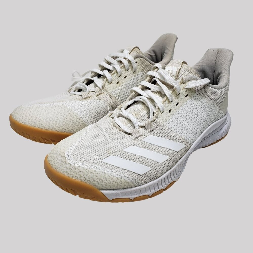 Adidas Boost Crazy Flight X Bounce 3 Cloud White/Gray Gum Sole Women's Size US 8